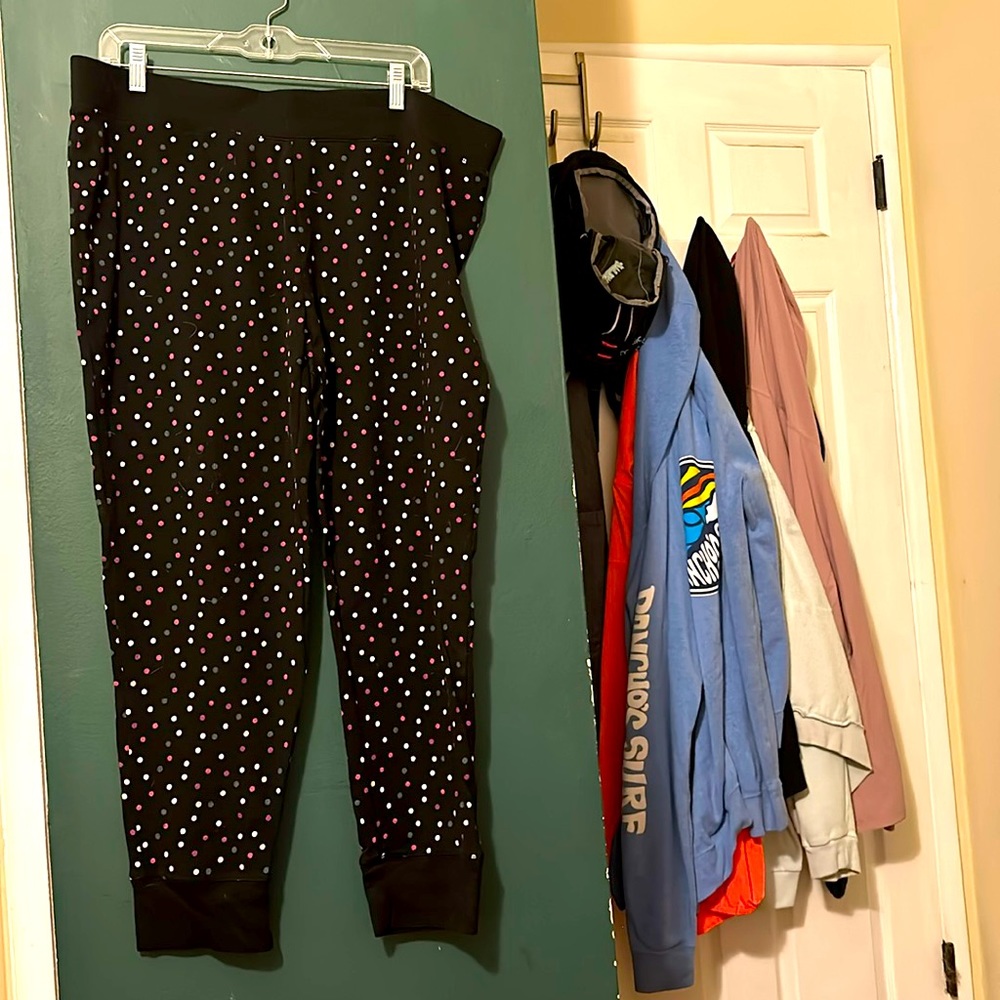 Polka Dot Thermal Joggers